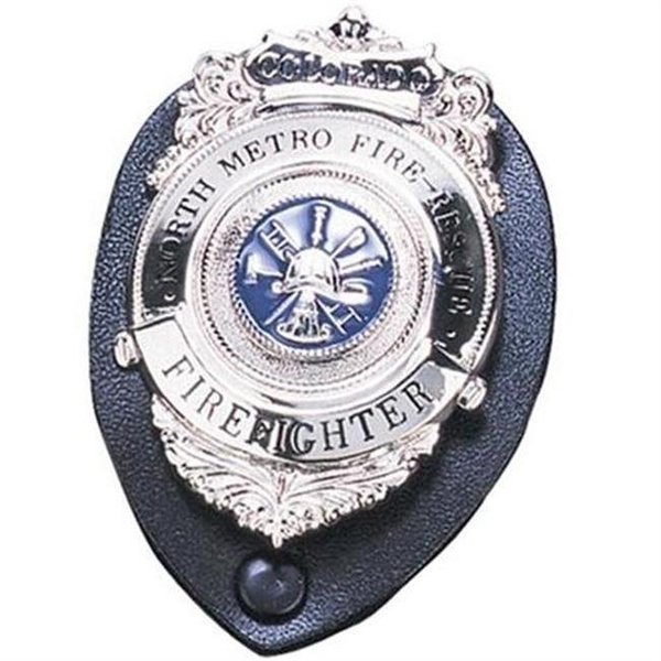 Strong Leather Strong Leather SLC-71210-0002 Snap Closure Clip on Badge Holder SLC-71210-0002